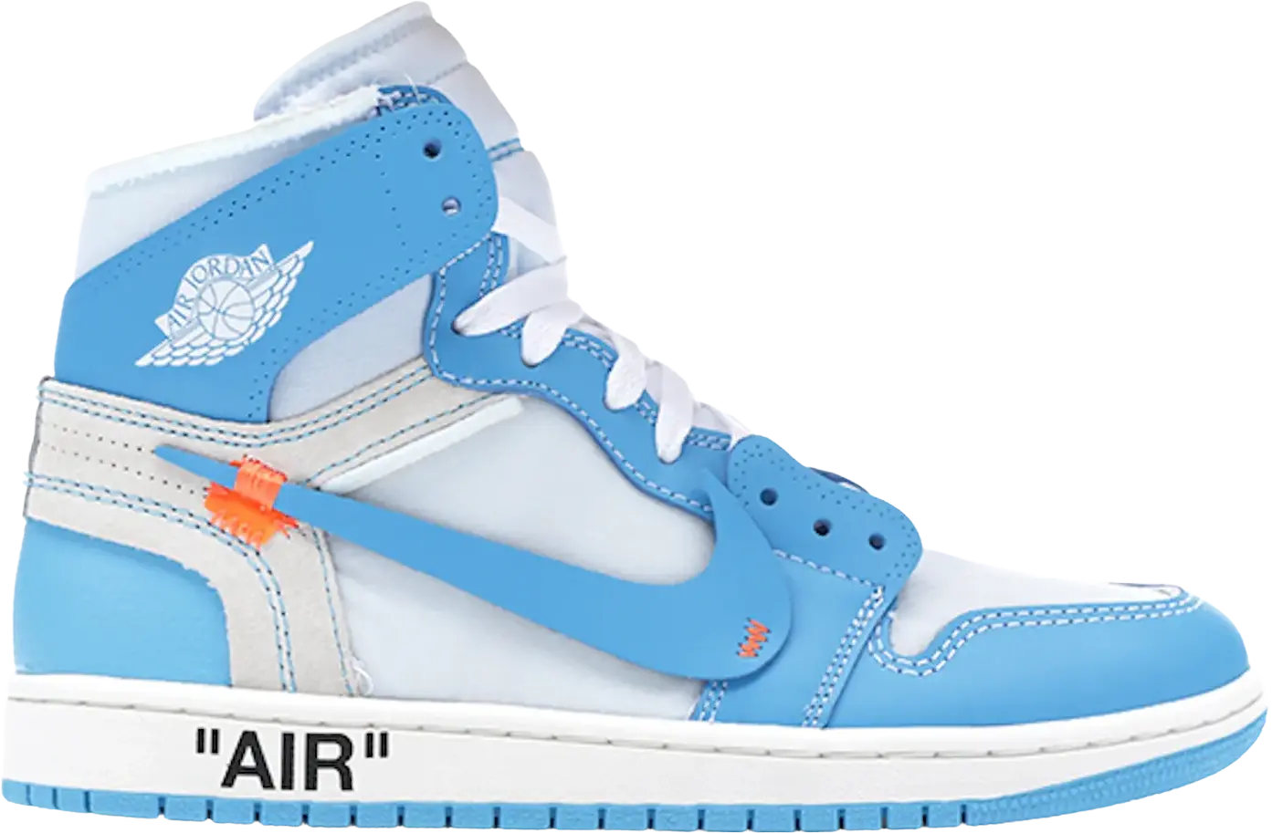 Jordan 1 Retro High Off-White University Blue (US 9)